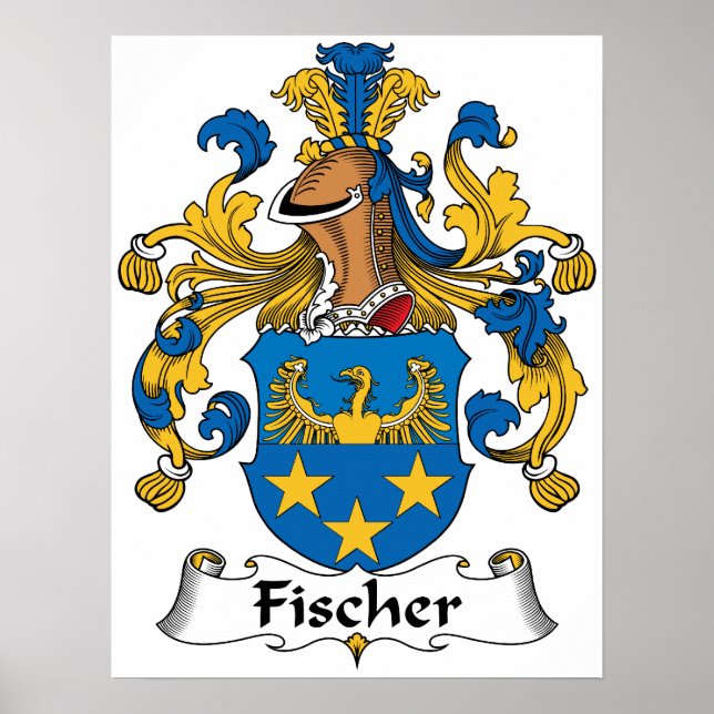 Fischer Family Crest Poster (Front)