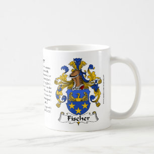 Fischer (German) Family Coat of Arms Mug