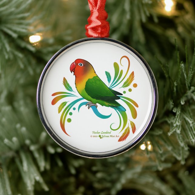 Fischer Lovebird Metal Tree Decoration (Tree)