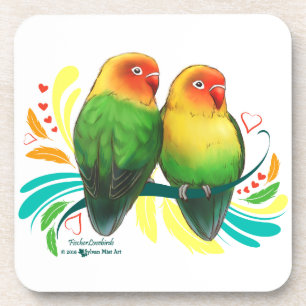 Fischer Lovebirds Coaster