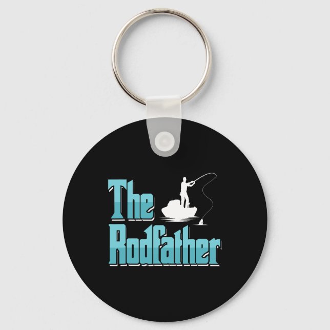 Fischer Vater Angler Papa Der Stabschef Fishing Bo Key Ring (Front)