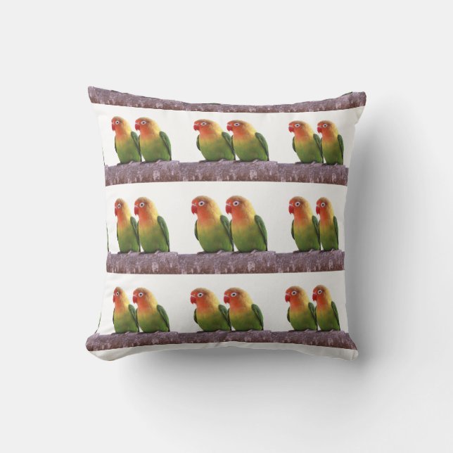 Fischer's Lovebird Cushion (Front)