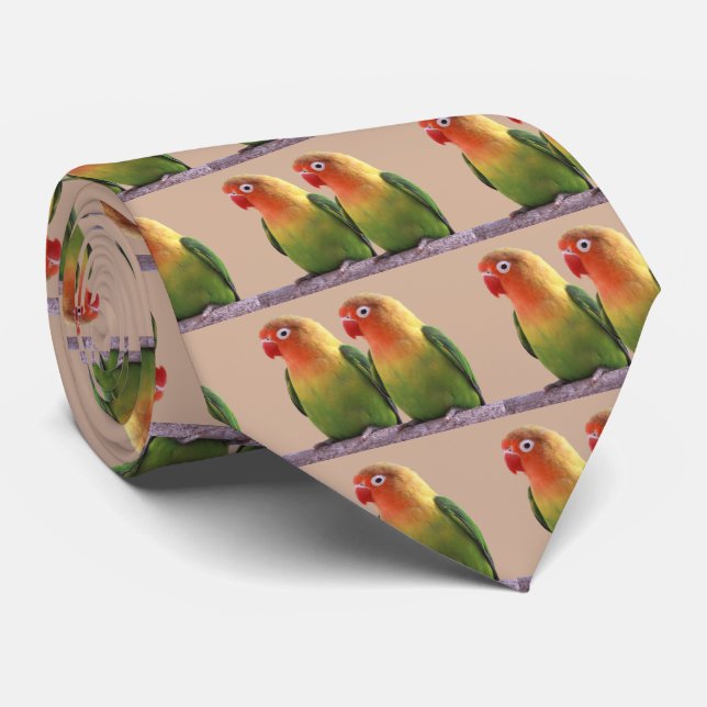 “Fischer's Lovebird” Tie (Rolled)