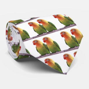 “Fischer's Lovebird” Tie
