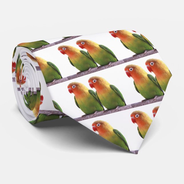 “Fischer's Lovebird” Tie (Rolled)