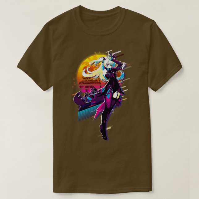 Fischl Genshin Impact T-Shirt (Design Front)