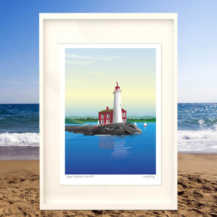 Fisgard lighthouse holiday card