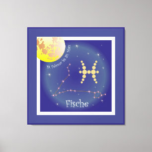 Fish 19 February to 20 March canvas Print