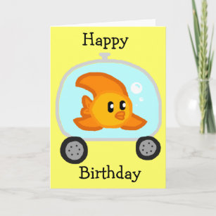 Fish 2.0 Birthday Card