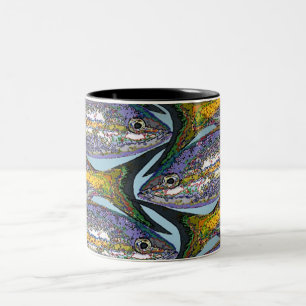 'Fish 4' Two-Tone Coffee Mug