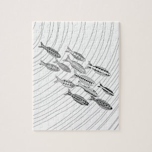 Fish Adult Colouring Puzzle