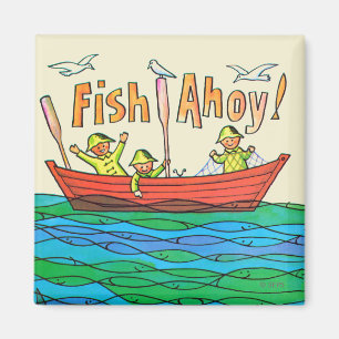 Fish Ahoy! Magnet