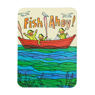 Fish Ahoy! Magnet