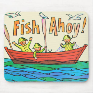 Fish Ahoy! Mouse Mat