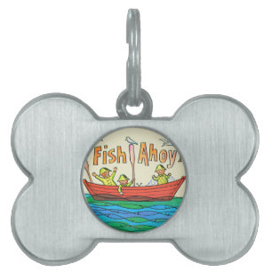 Fish Ahoy! Pet Tag
