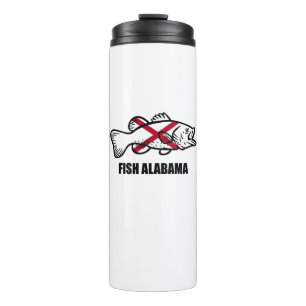 Fish Alabama Thermal Tumbler