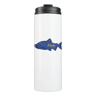 Fish Alaska Salmon Thermal Tumbler