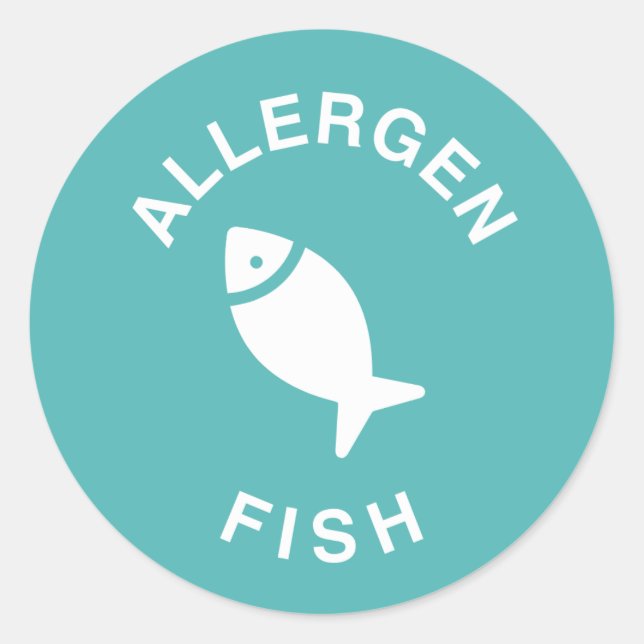 Fish Allergen Label (Front)