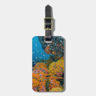 Fish Among Coral Reef Luggage Tag