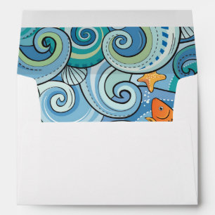 Fish Among The Waves Pattern Envelopes