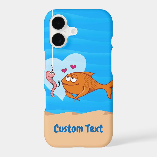 Fish and Bait in Love Case-Mate iPhone Case (Back)