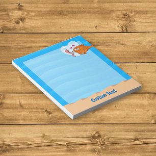 Fish and Bait in Love Notepad