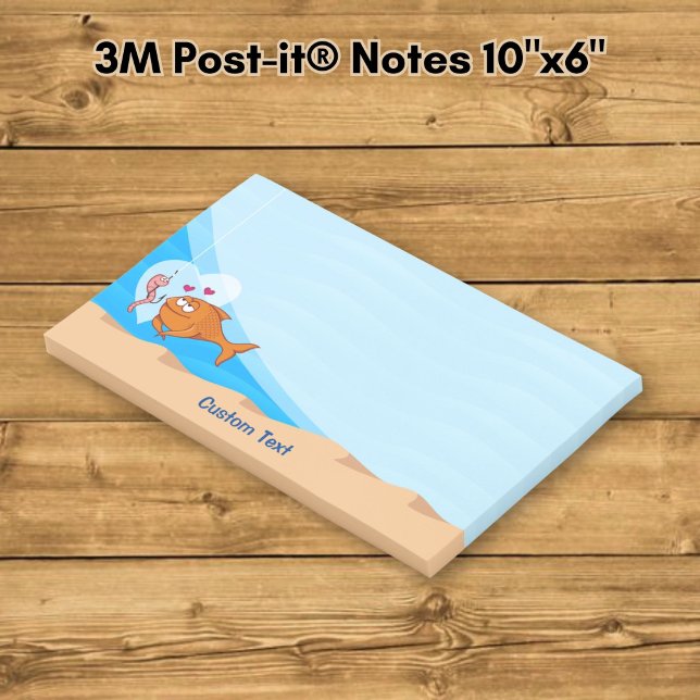 Fish and Bait in Love Post-it Notes (Creator Uploaded)