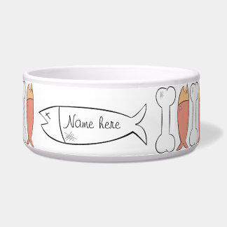 Fish and Bone Bowl - LARGE