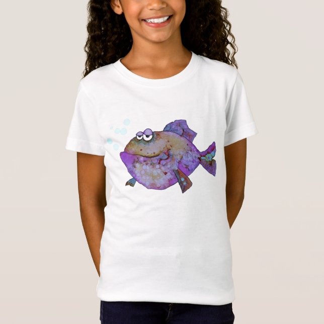 Fish and bubbles T-Shirt (Front)