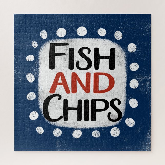Fish And Chips Jigsaw Puzzle (Vertical)