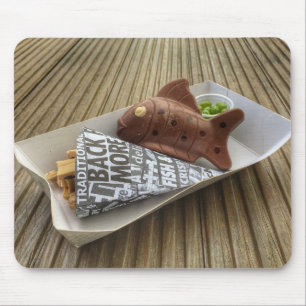 Fish And Chips Mouse Mat