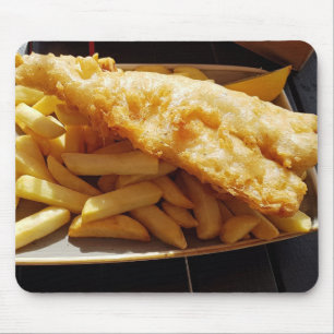 Fish and Chips mousepad