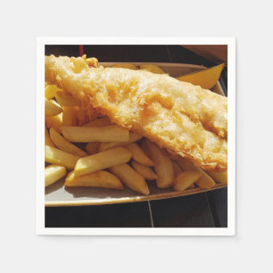 Fish and Chips Napkin