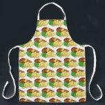Fish and Chips Peas British Pub Chip Shop Takeaway Apron<br><div class="desc">Apron design features an original marker illustration of a UK pub classic, fish and chips with mushy peas. This design is also available on other products. Lots of additional food-themed illustrations are also available from this shop. Don't see what you're looking for? Contact Rebecca to have something created just for...</div>