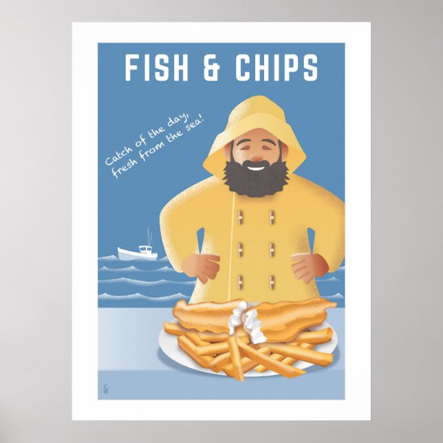 Fish and Chips Poster (Front)