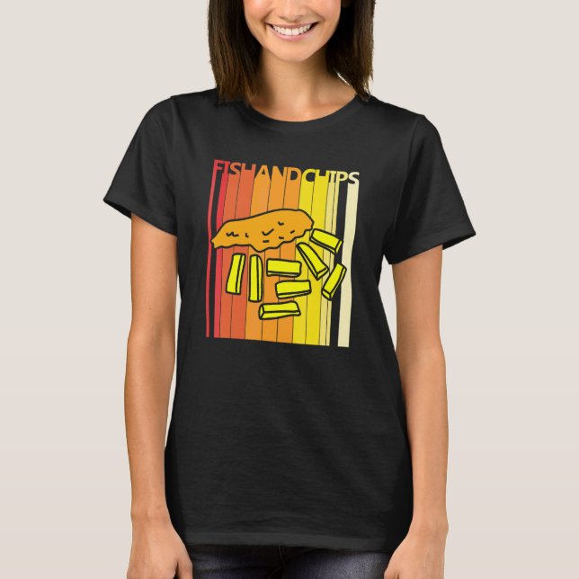 Fish And Chips T-Shirt (Front)