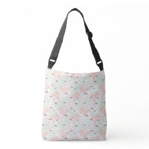 Fish and Coral Pattern Tote Bag