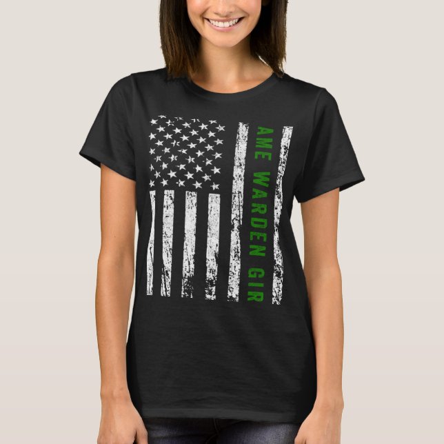 Fish And Game Warden Girl T-Shirt (Front)