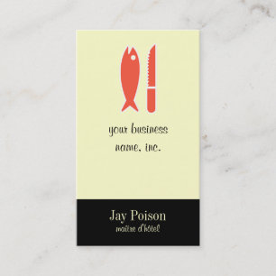 Fish and Knife Business Card