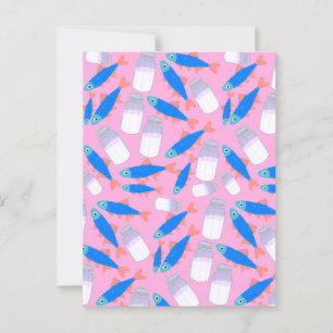 Fish And Salt Postcard