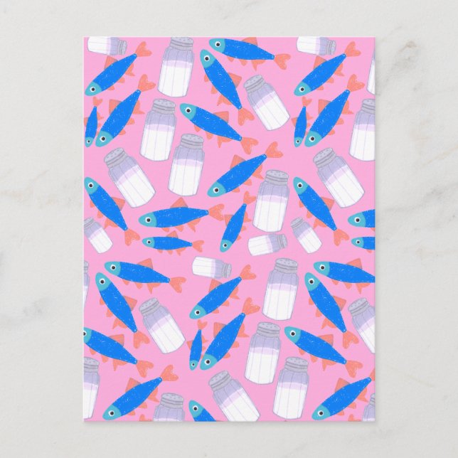 Fish And Salt Postcard (Front)