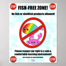 Fish and Shellfish Allergy Poster