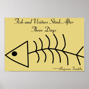 Fish and Visitors Stink After Three Days Print