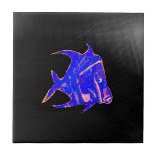 Fish Angel 905 jGibney The MUSEUM Zazzle Gifts Tile