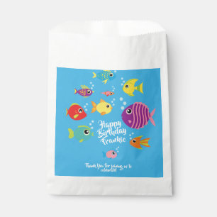 Fish Aquarium 1st Birthday Party Favour Bags