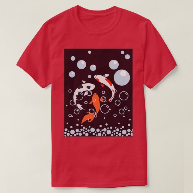 Fish aquarium pond T-Shirt (Design Front)