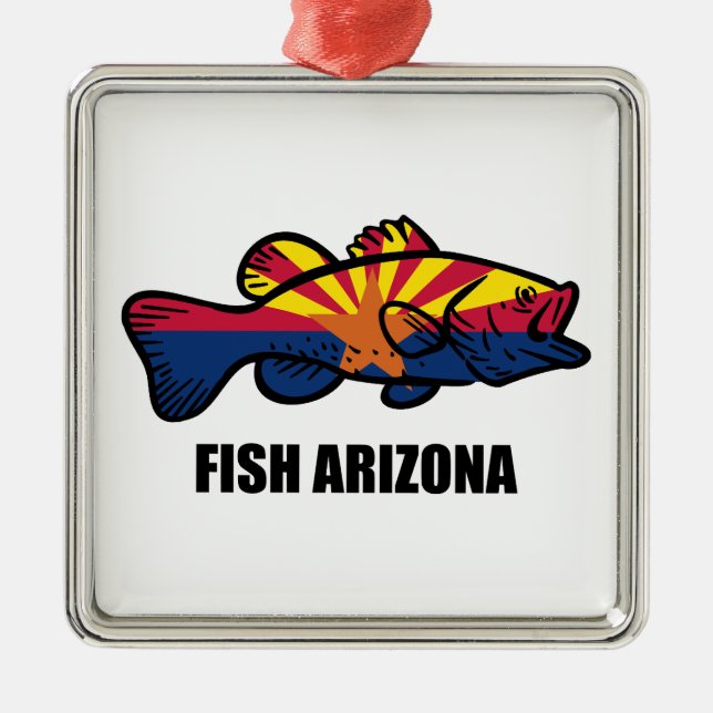 Fish Arizona Metal Tree Decoration (Front)