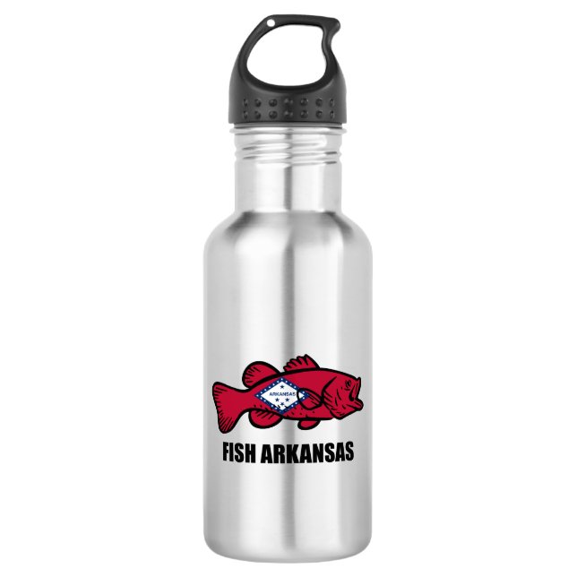 Fish Arkansas 532 Ml Water Bottle (Front)