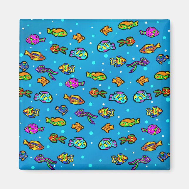 Fish Art Magnet (Front)