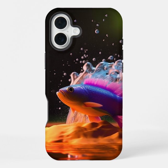 Fish Art Phone Case (Back)